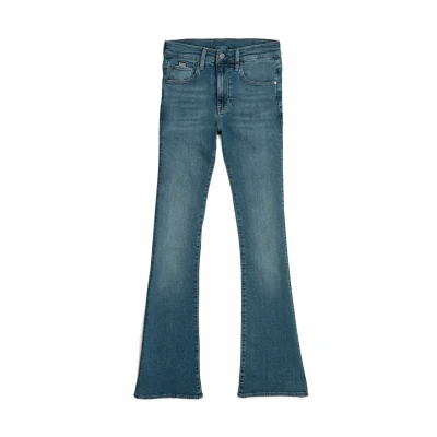 Imagen de G STAR 3301 Flare Jeans Vaqueros, Azul (Faded Icy Blue D21290 d987 h280), 24W / 30L Mujer