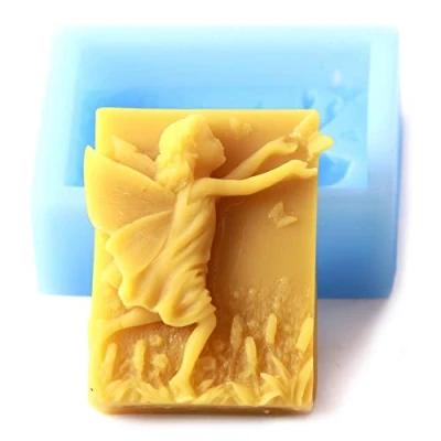 Imagen de Hada De Las Flores Rectangulares Retrato Molde Silicona