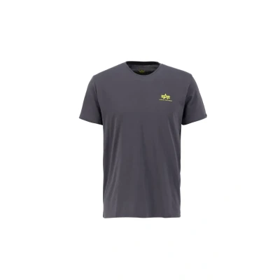 Imagen de Alpha Industries Backprint Camiseta estampada, Hombre, Talla: XXL, Vintage grey