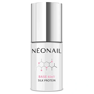 Imagen de NÉONAIL Pintauñas Semipermanentes 7,2 ml Base Coat Semipermanente 6in1 Silk Protein Esmaltes Para Uñas Gel Manicura Esmalte UV LED