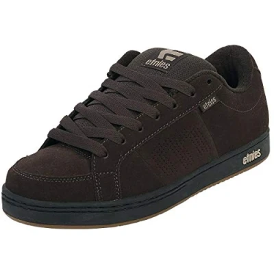 Imagen de Etnies Kingpin Zapatillas skate, Hombre, Talla: 37.5, Brown/black/tan Piel/tela