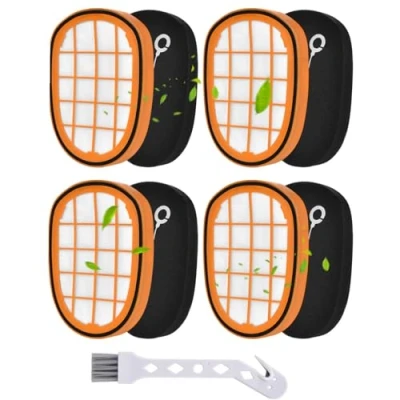 Imagen de Rebirthcare 4 filtros para aspiradora Philips SpeedPro Max Aqua FC6812 FC6813 FC6822 FC6823 FC6826 FC6723/01 FC6901 FC6904 XC7042/01 XC8045/01 XC8147/01 FC500. 5/01 accesorios.