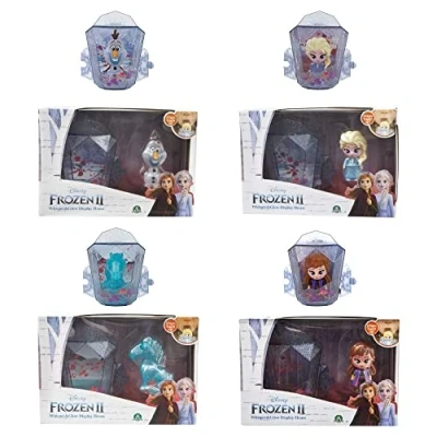 Imagen de Toptoys2u Bargain Bundles Frozen 2 Whisper &amp; Glow Display House Set de los 4 Elsa, Anna, Olaf y The Nokk