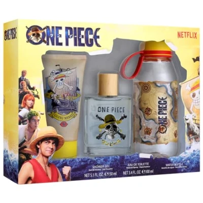 Imagen de One Piece Estuche con EDT 100 ml, Gel de Ducha 150 ml y Botella agua