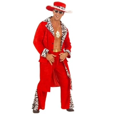 Imagen de Widmann Disfraz de Rey los Guardianes, Chaqueta, Pantalones, cinturón y Sombrero, L, Multicolor, Large (57853)
