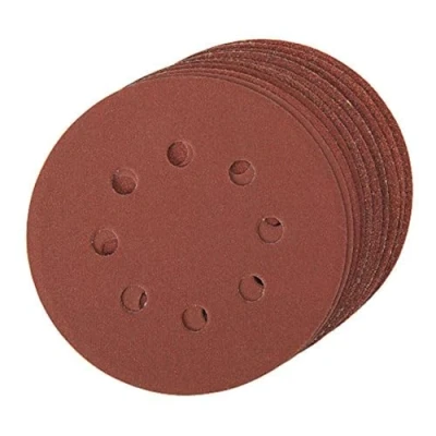 Imagen de Silverline Tools 479349 Discos de lija perforados autoadherentes 125 mm, multicolor, 10 pzas (Granos: 4 x 60, 2 80, 120, 240)
