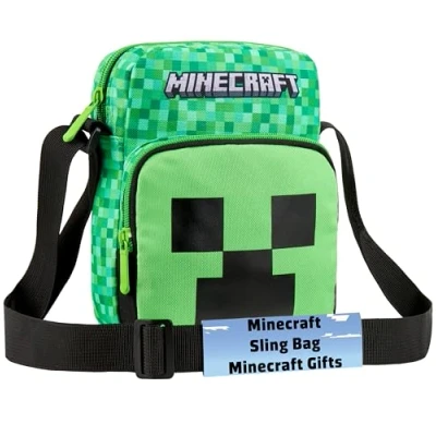 Imagen de Minecraft Bolso de Hombro Correa Ajustable para Niño Regalos Gamers