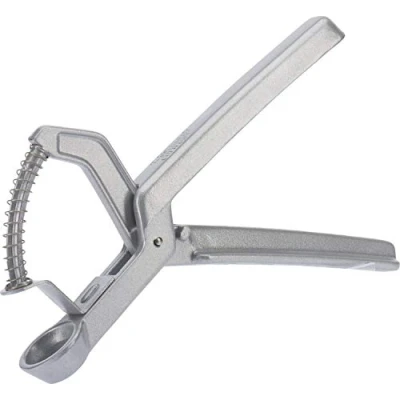 Imagen de Westmark Deshuesador de aceitunas, Práctica herramienta manual con muelle, Longitud: 16,7 cm, Aluminio/revestido, Olivus, 40402270
