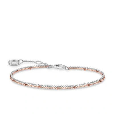 Imagen de Thomas Sabo Collar Letra G Plata Chapadaen Oro KE2016 413 39 L45V, 38 45 cm, Dorado