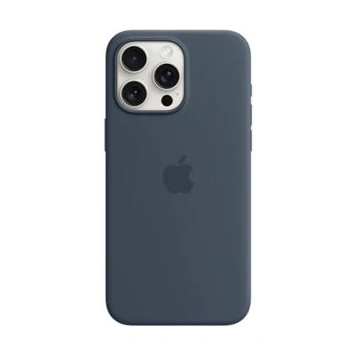 Imagen de Apple MagSafe Silicio Back Cover Azul iPhone 15 Pro Max