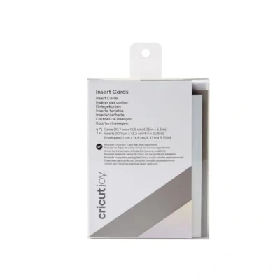 Imagen de Cricut Gold Metallic Insert Cards 12 Pack Holo M3, Grey Holographic, for Joy, Cartulina, Talla única
