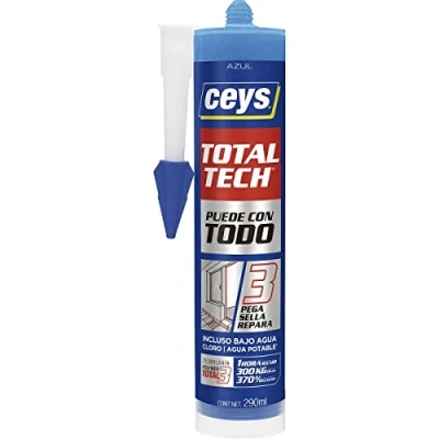 Imagen de Ceys Total Tech Pega Sella y Repara Plata Cartucho 290 ML
