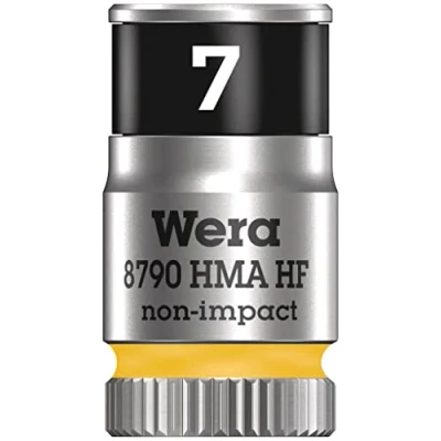 Imagen de WERA 05003722001 8790 HMA HF 7,0 Llave de vaso Zyklop con función sujeción 1/4&quot;