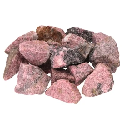 Imagen de piedras de agua rodonita, 100 % naturales, fuente vida 300 g.
