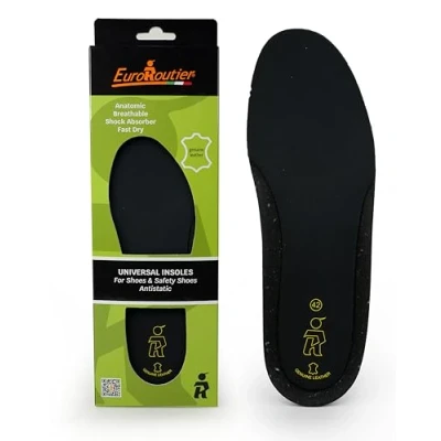 Imagen de Plantillas de Cuero Antiestáticas Universales, Cómodas para Todos Los Zapatos. (37 EU)