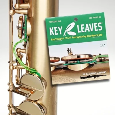 Imagen de Key Leaves Cuñas llaves saxo Sax Props para Soprano