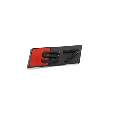 Imagen de Audi 4K8071805 Texto S7 negro/rojo Tuning Exclusive Kühlergrill Clip Black Edition Emblema