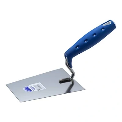 Imagen de Jung Henkelmann 22616001 Tiroler Paleta para albañil (acero inoxidable, mango suave, ancho 160 mm, cuello en S)