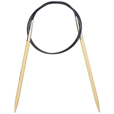 Imagen de Prym Palillos Redondos de bambú (80 cm Largo, 5,0 mm Grueso)