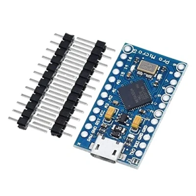 Imagen de ElectroWorldFR Uno Pro Micro ATmega32U4 Tarjeta de desarrollo (5 V, 16 MHz, compatible con Board Atmel