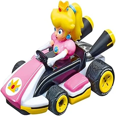 Imagen de Carrera Primer Coche Slot Peach, Escala 1:50, Personaje Icónico del Universo Mario Kart, Principiantes a Partir de 3 Años, Fácil Control, Multicolor