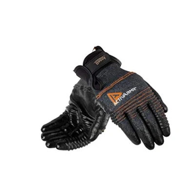 Imagen de Ansell ActivArmr 97 008 Multiusos Guante, Protección mecánica, Negro, Tamaño 9 (1 Par)