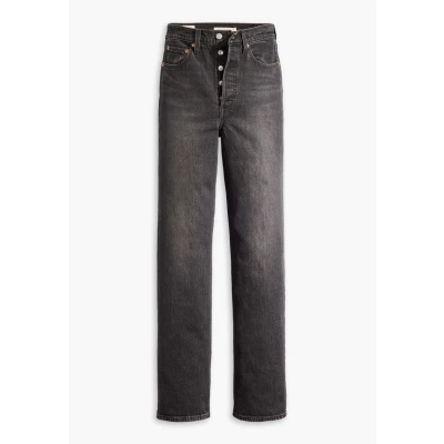 Imagen de Levi&#039;s Ribcage FULL Length Button FLY Vaqueros rectos, Mujer, Talla: 24x32, Static noise overload