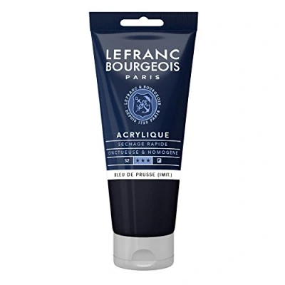 Imagen de Lefranc Bourgeois Acrílico, Azul de Prusia, 80ml Tube