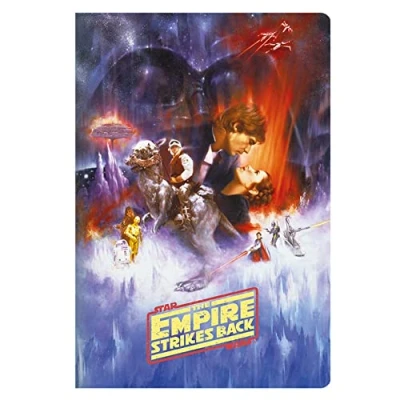 Imagen de Half Moon Bay Cuaderno Star Wars The empire strikes back A5 hojas blancas Libreta / notas Bloc de Licencia oficial