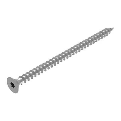 Imagen de SECCARO tornillo para madera aglomerada, 6 x 100 mm, acero inoxidable V2A, VA A2, con rosca completa, TX/hexágono interior, 75 unidades