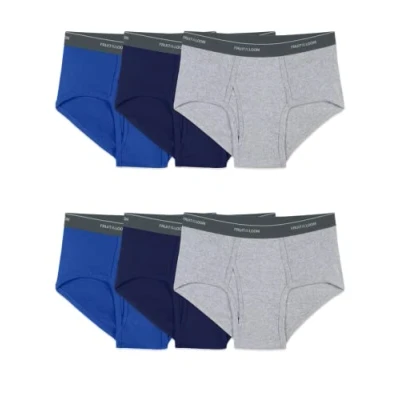 Imagen de Fruit of the Loom Calzoncillos de algodón sin Etiquetas para Hombre, Big Man Paquete 6 Surtido, XXL