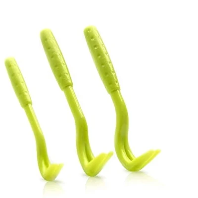 Imagen de Voarge Pinzas para garrapatas, ganchos eliminar juego de 3, perros, gatos, caballos, eliminación suave garrapatas en segundos (verde)
