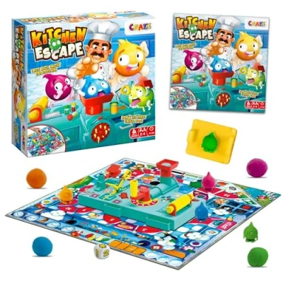 Imagen de CRAZE Kitchen Escape Juego De Mesa para Niños A Partir 8 Años, 2 4 Jugadores, Partidas 15 Minutos, Instrucciones En Inglés Y Alemán