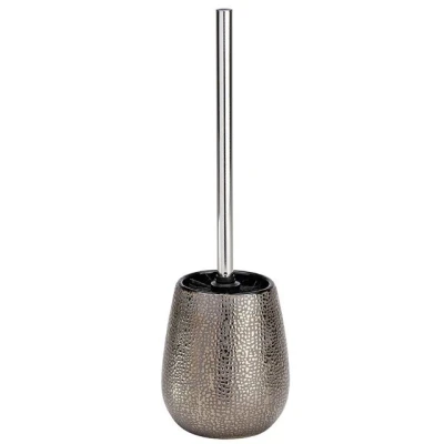 Imagen de WENKO Escobillas de Baño Cerámica Marrakesh, Escobilla para Baños con Mango Acero Inoxidable, Wc Cabeza Intercambiable, Complementos del Baño, Porta Cepillo Ø 12,5 x 41 cm