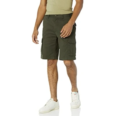 Imagen de Amazon Essentials Pantalón corto cargo de corte clásico (disponible en tallas grandes y largos especiales) Hombre, Verde Oliva, 40W