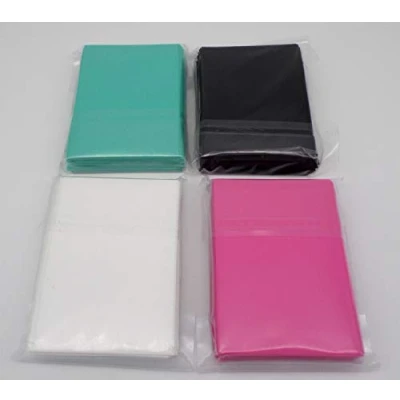 Imagen de docsmagic.de 4 x 60 Double Mat Card Sleeves Small Size 62 89 Black White Mint Pink YGO Mini Fundas