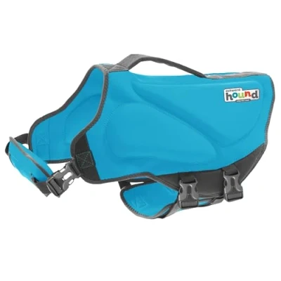 Imagen de Outward Hound Dawson Chaleco Salvavidas para Perro, Color Azul, Talla S
