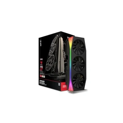 Imagen de XFX Mercury AMD Radeon RX 9070XT OC Gaming Edition con RGB 16GB GDDR6, HDMI 3xDP, RDNA™ 4 (RX 97TRGBBB9)
