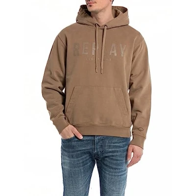 Imagen de Replay Jersey con capucha, Hombre, Talla: Small, Brown