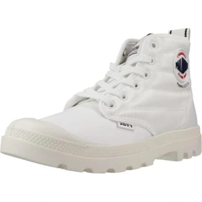 Imagen de Palladium Botines con plataforma, Mujer, Talla: 41, Blanches Zapatos
