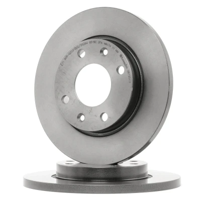 Imagen de BREMBO 08.9606.11 Disco de freno 247 13 4 macizo revestido con tornillos PEUGEOT: 206 Hatchback, 206+ 306 Hatchback norauto, oscaro, mister