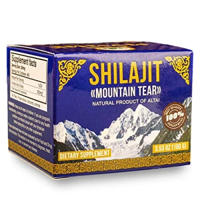 Imagen de Bálsamo de resina en crema Shilajit las montañas Altai, Siberia, 100 g