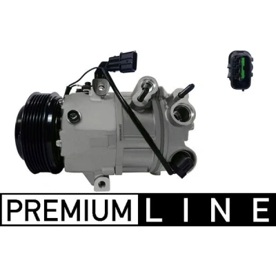 Imagen de MAHLE ORIGINAL ACP 657 000P Compresor de Aire Acondicionado 6VS16ec 12 PAG 46 SP A2 R 1234yf, 134 a HYUNDAI: ix35