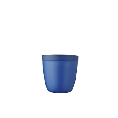 Imagen de Mepal Snackpot Ellipse Recipiente para Alimentos guardar y Transportar Aperitivos Apto Congelador, Microondas Lavavajillas 500 ml Vivid Blue