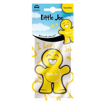 Imagen de Little Joe Perfumador de Celulosa Aroma Vainilla con Colgador Automóvil, Hogar u Oficina. Larga duración. Irresistible y Divertido para Todos los Públicos.