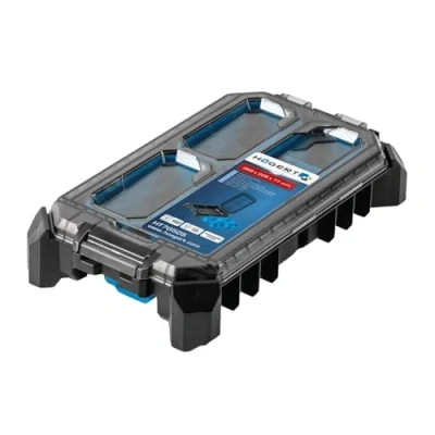 Imagen de Högert Technik Organizador de Herramientas Bajo HTM HT7G505, 4 Tazas Desmontables, Caja Resistente a Daños, Maletin Herramientas, Protección contra Humedad, Estructura Modular