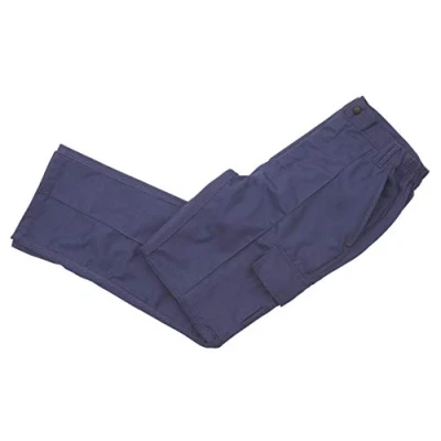 Imagen de Himalayan Bullet Combat Pantalones de trabajo para hombre con múltiples bolsillos (azul real, 38 31)