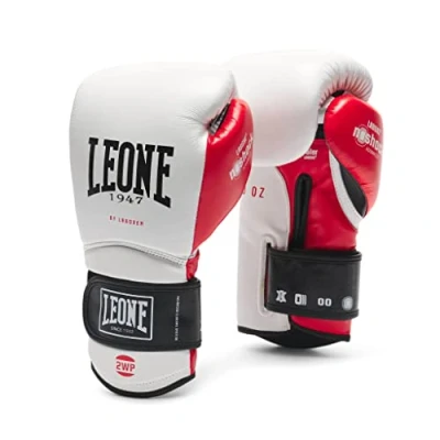 Imagen de LEONE 1947, Il Tecnico Guantes de Boxeo N3, 10 onzas, Color Blanco