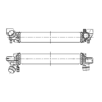 Imagen de NRF 309115 Intercooler Aluminio