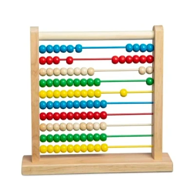 Imagen de Melissa &amp; Doug Ábaco, Juguetes de desarrollo, Juguete clásico madera, educativo Montessori, Ayuda a aprender contar, Abaco infantil, Regalo para niños y niñas 3 4 5 6 7